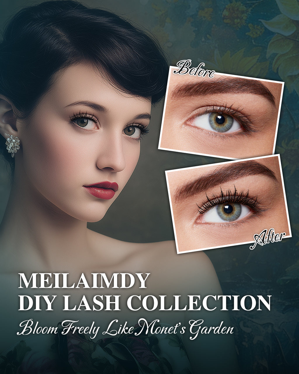 MEILAIMDY DIY Cluster Lashes 0.07mm C Curl (MEDIY001, 168 Clusters 10-12mm Mix Length)