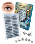 MEILAIMDY DIY Cluster Lashes 0.07mm C Curl (MEDIY001, 168 Clusters 10-12mm Mix Length)