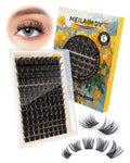 MEILAIMDY DIY Cluster Lashes 0.07mm C Curl (MEDIY008, 126 Clusters 10-18mm Mix Length)