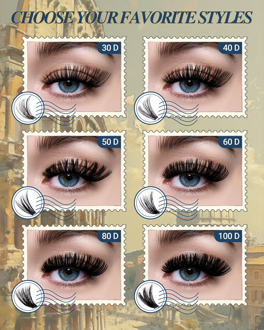 MEILAIMDY 60D 80D DIY Cluster Lashes 0.07mm C Curl 9-15mm Reusable (MEDIY6080C, Black 280 Clusters)