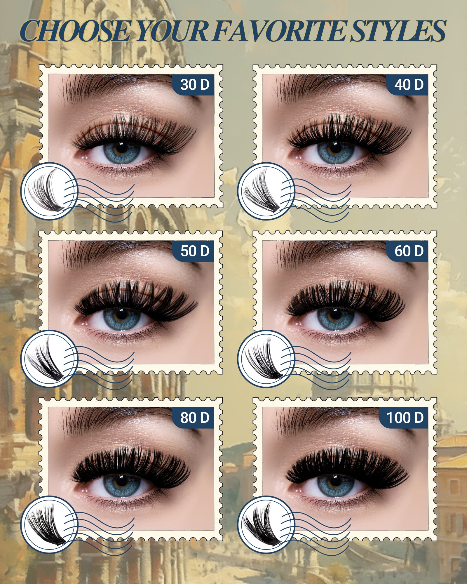 MEILAIMDY 60D 80D DIY Cluster Lashes 0.07mm C Curl 9-15mm Reusable (MEDIY6080C, Black 280 Clusters)