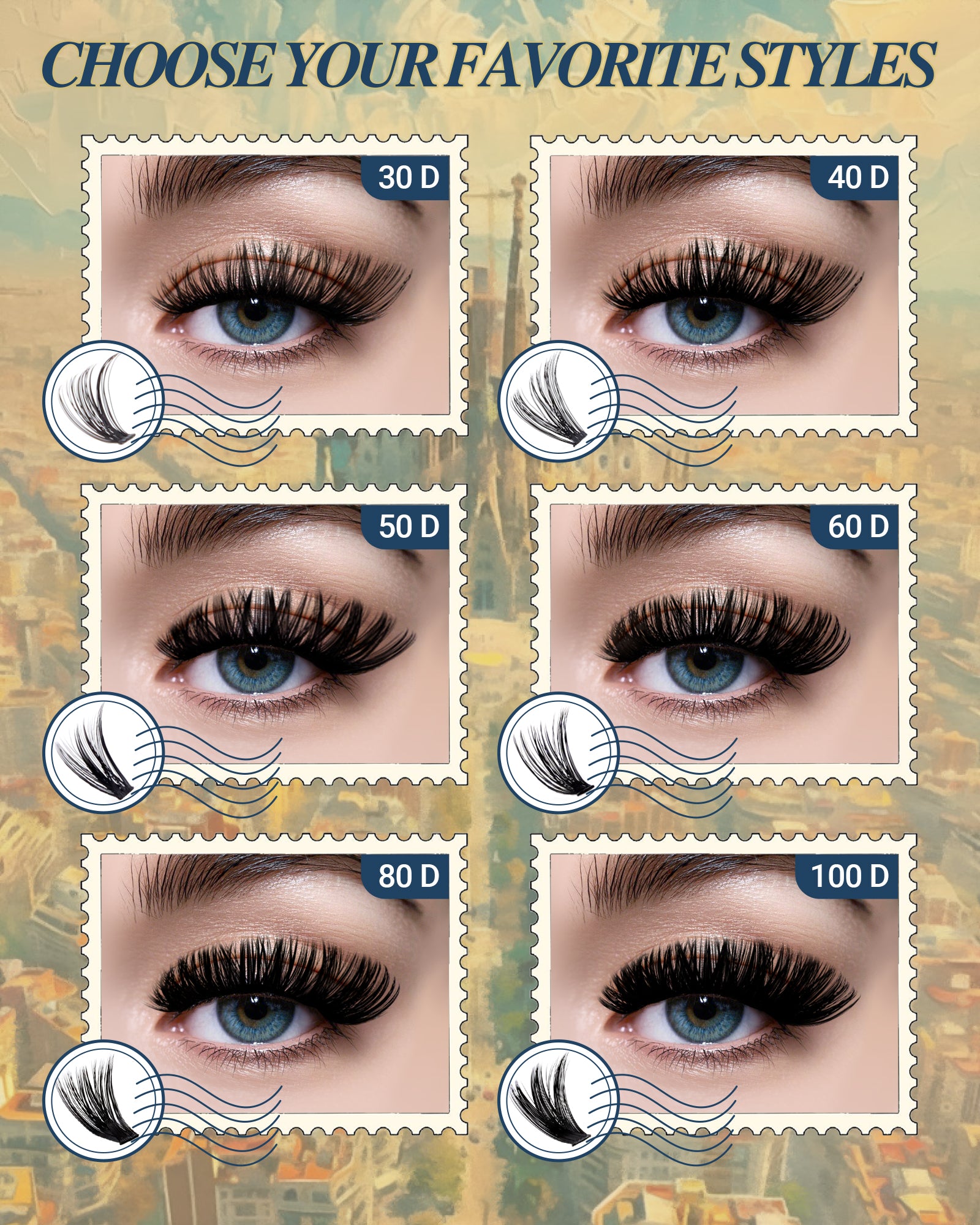 MEILAIMDY 80D 100D DIY Cluster Lashes 0.07mm D Curl 9-15mm Reusable (MEDIY80100D, Black 280 Clusters)